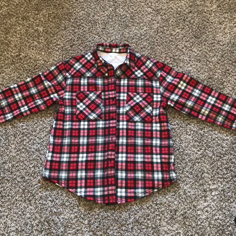 Red/white/black flannel